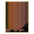 24×38" Metallic Float Frame Canvas - Gold Frame variant