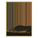 24×38" Metallic Float Frame Canvas - Gold Frame variant
