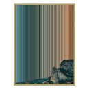 24×38" Metallic Float Frame Canvas - Gold Frame variant