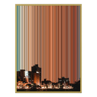 24×38" Metallic Float Frame Canvas - Gold Frame variant