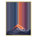 24×38" Metallic Float Frame Canvas - Gold Frame variant