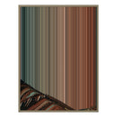 24×38" Metallic Float Frame Canvas - Natural Frame variant