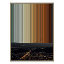 24×38" Metallic Float Frame Canvas - Natural Frame variant