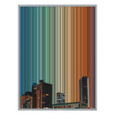 24×38" Metallic Float Frame Canvas - Silver Frame variant