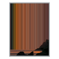 24×38" Metallic Float Frame Canvas - Silver Frame variant