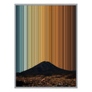 24×38" Metallic Float Frame Canvas - Silver Frame variant