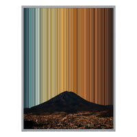 24×38" Metallic Float Frame Canvas - Silver Frame variant