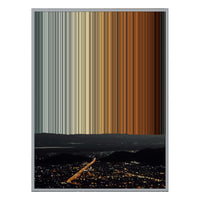 24×38" Metallic Float Frame Canvas - Silver Frame variant