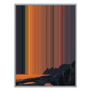 24×38" Metallic Float Frame Canvas - Silver Frame variant