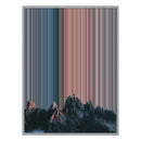 24×38" Metallic Float Frame Canvas - Silver Frame variant