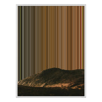 24×38" Metallic Float Frame Canvas - White Frame variant