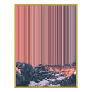 28×12" Metallic Float Frame Canvas - Gold Frame variant