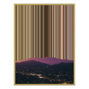 28×12" Metallic Float Frame Canvas - Gold Frame variant