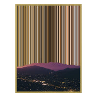 28×12" Metallic Float Frame Canvas - Gold Frame variant