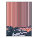 28×12" Metallic Float Frame Canvas - Silver Frame variant