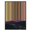 28×16" Metallic Float Frame Canvas - Brown Frame variant