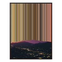 28×16" Metallic Float Frame Canvas - Brown Frame variant