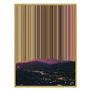 28×16" Metallic Float Frame Canvas - Gold Frame variant