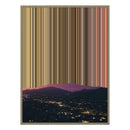 28×16" Metallic Float Frame Canvas - Natural Frame variant