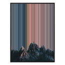 28×30" Metallic Float Frame Canvas - Black Frame variant