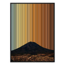 28×30" Metallic Float Frame Canvas - Black Frame variant