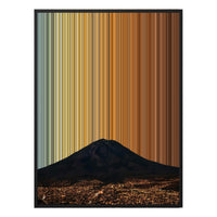 28×30" Metallic Float Frame Canvas - Black Frame variant