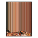 28×30" Metallic Float Frame Canvas - Black Frame variant