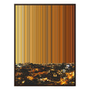 28×30" Metallic Float Frame Canvas - Brown Frame variant