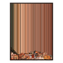 28×30" Metallic Float Frame Canvas - Brown Frame variant