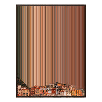 28×30" Metallic Float Frame Canvas - Brown Frame variant