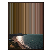 28×30" Metallic Float Frame Canvas - Brown Frame variant