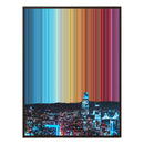 28×30" Metallic Float Frame Canvas - Brown Frame variant