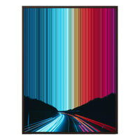 28×30" Metallic Float Frame Canvas - Brown Frame variant