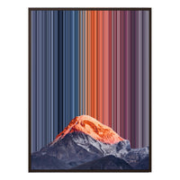 28×30" Metallic Float Frame Canvas - Brown Frame variant