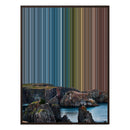 28×30" Metallic Float Frame Canvas - Brown Frame variant