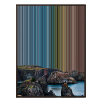 28×30" Metallic Float Frame Canvas - Brown Frame variant