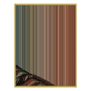 28×30" Metallic Float Frame Canvas - Gold Frame variant