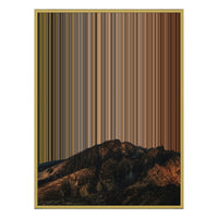 28×30" Metallic Float Frame Canvas - Gold Frame variant