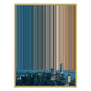 28×30" Metallic Float Frame Canvas - Gold Frame variant