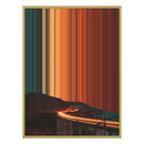 28×30" Metallic Float Frame Canvas - Gold Frame variant