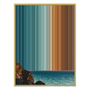 28×30" Metallic Float Frame Canvas - Gold Frame variant