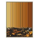 28×30" Metallic Float Frame Canvas - Natural Frame variant