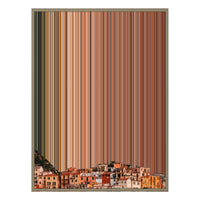 28×30" Metallic Float Frame Canvas - Natural Frame variant