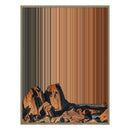 28×30" Metallic Float Frame Canvas - Natural Frame variant