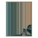 28×30" Metallic Float Frame Canvas - Natural Frame variant