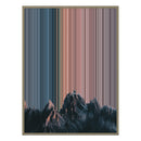 28×30" Metallic Float Frame Canvas - Natural Frame variant