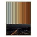 28×30" Metallic Float Frame Canvas - Natural Frame variant