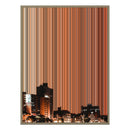 28×30" Metallic Float Frame Canvas - Natural Frame variant