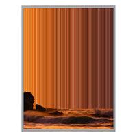 28×30" Metallic Float Frame Canvas - Silver Frame variant