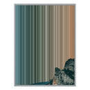 28×30" Metallic Float Frame Canvas - Silver Frame variant